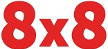 8x8, Inc. logo